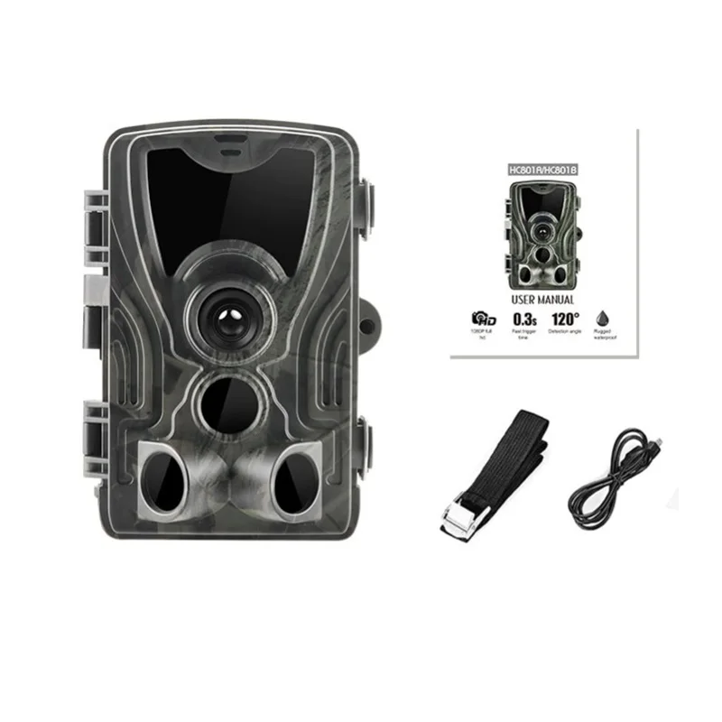 HC-801A Trail camera s 0,3 s время запуска ночная версия фото ловушка 16MP 1080P IP65 Дикая Охота камера камеры наблюдения Новые