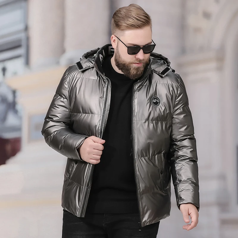 Большие размеры 10XL 9XL 8XL 6XL Новая модная мужская зимняя куртка пальто с капюшоном теплое мужское Зимнее Пальто Повседневное приталенное студенческое Мужское пальто - Цвет: 2
