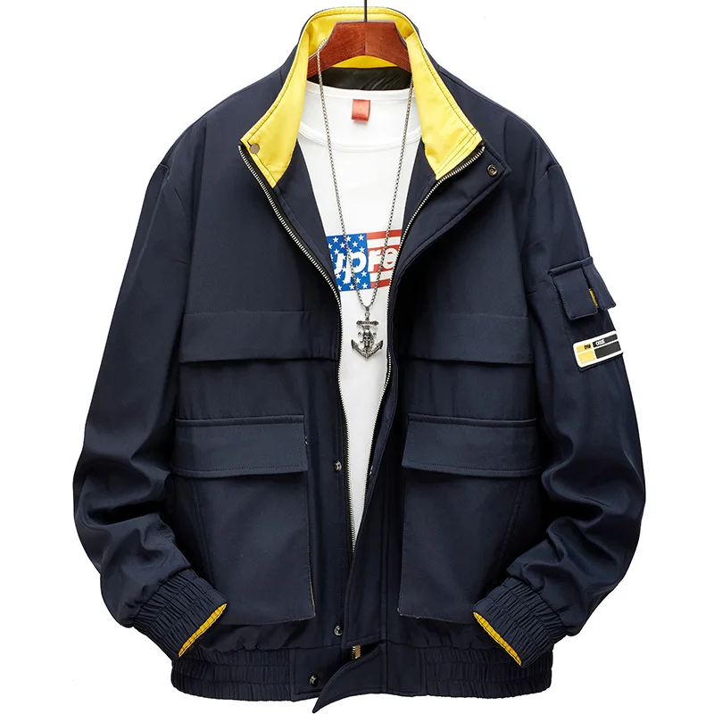 

Men Jacket Winter Man Pilot Jacket Mens Outerwear Coat Male Windbreaker Fashion Overcoat Gay Trenchcoat Extra Large Size L-8XL