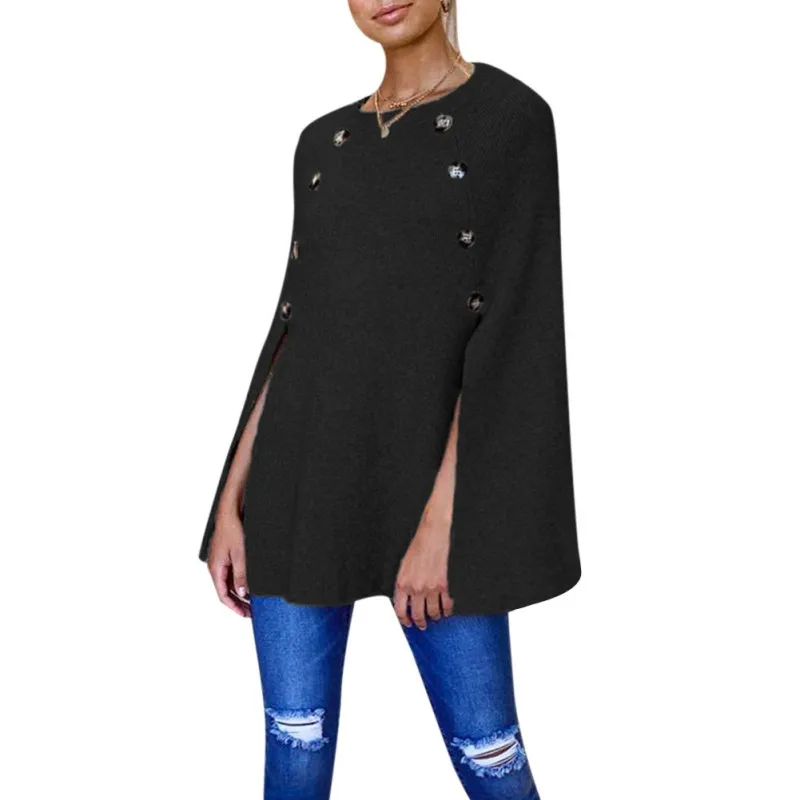 

Women Shirts Loose Sweatshirt Pullover Sweatshirt Plus Size Button Side Long Sleeve Tunic Top Swetshirt