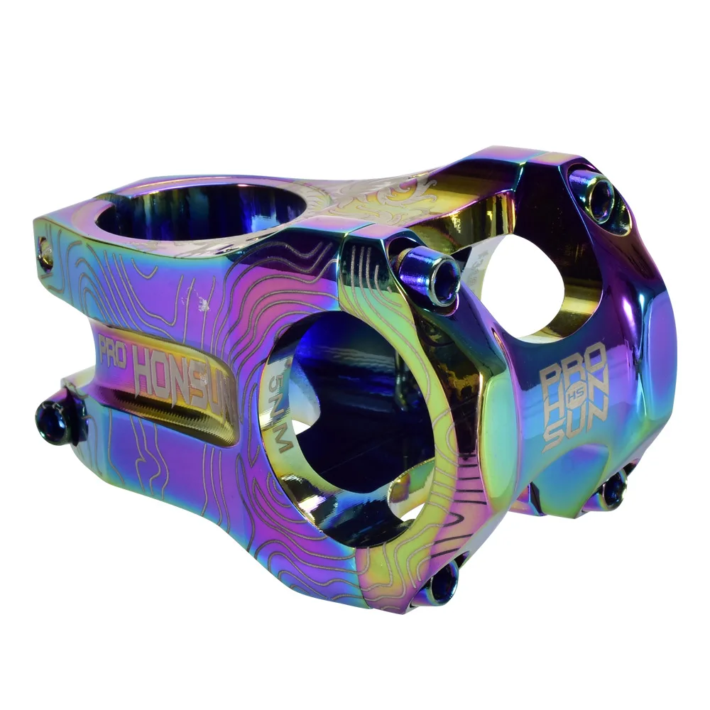 CNC Colorful MTB Bike Stem 0 degree 31 