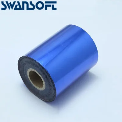 

SWANSOFT 80mmx120M Golden Color Hot Stamping Foil Heat Transfer Napkin Gilding PVC business Card Emboss