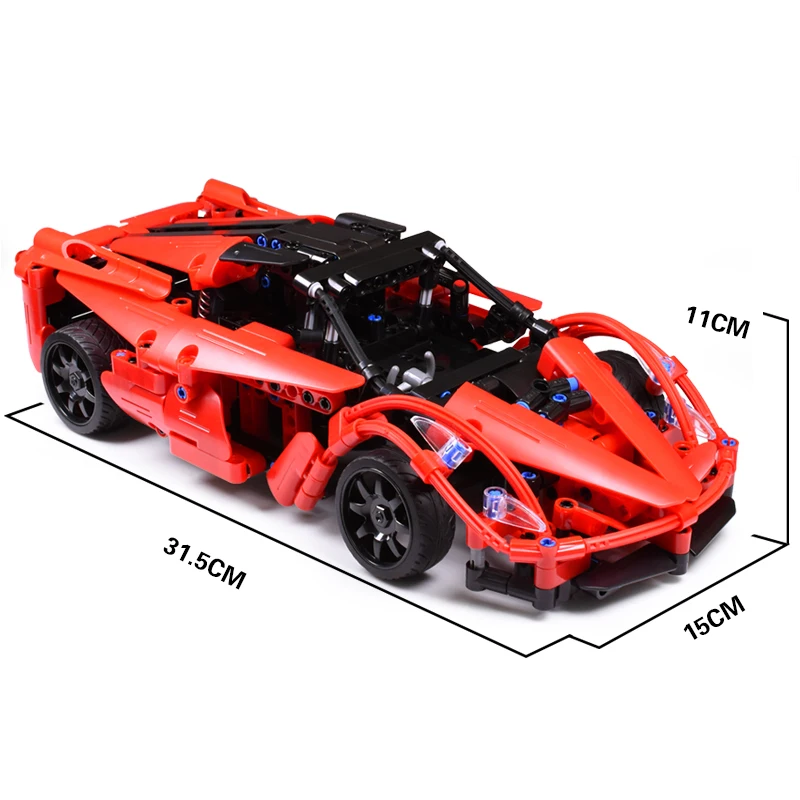Новейшая Классическая Строительная игрушка серии Technic блоки гоночный Радиоуправляемый автомобиль модель строительные блоки Наборы кубиков дистанционное управление спортивные Машинки Игрушки