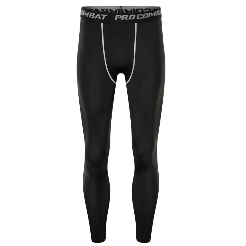 

Sports Leggings Quick-Dry Running Breathable Men Fitness Capri Pants Basketball Training Elasticity Base Compression Pants