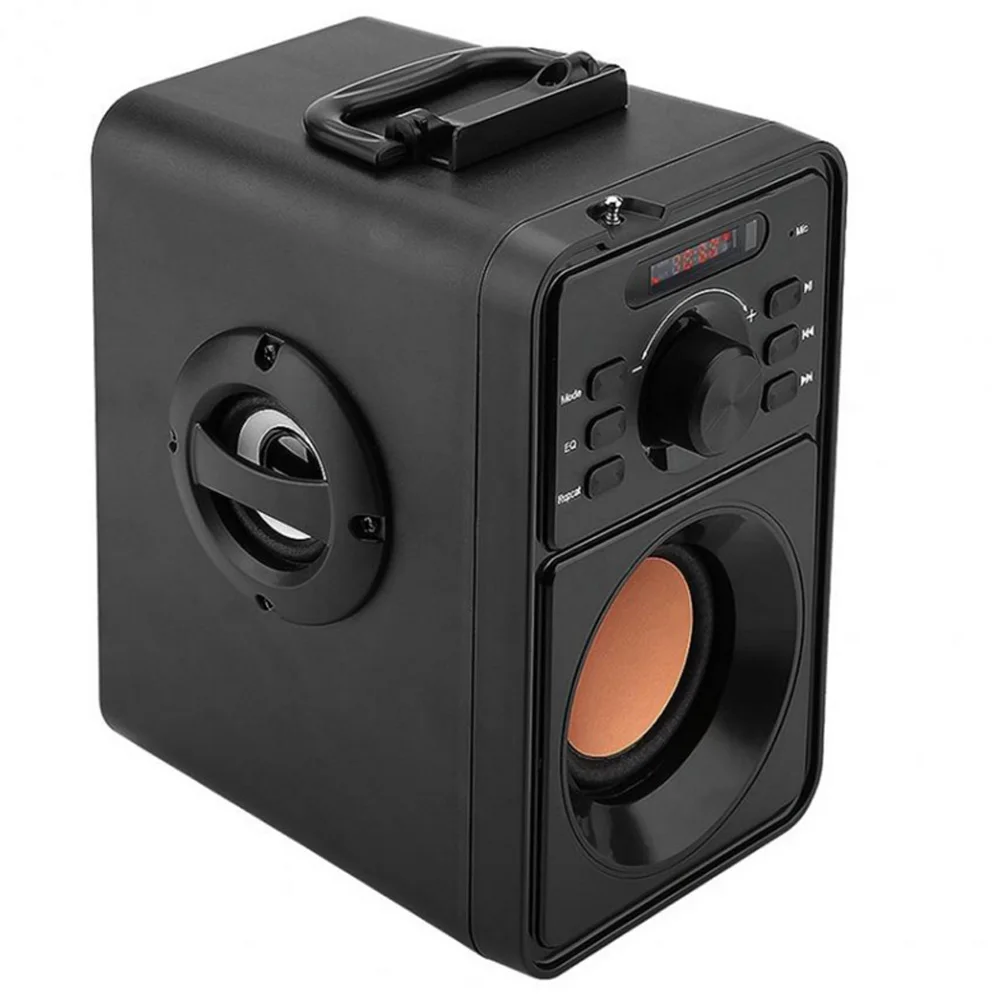 Handheld Wireless Stereo Bluetooth V4.2+ EDR Speaker Portable Subwoofer MP09 Handheld Bluetooth Speaker