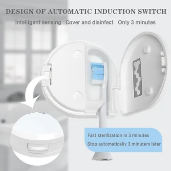 

UV Light Ultraviolet Toothbrush Automatic Sterilizer Toothbrush Holder Cleaner