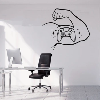 

Video game wall decal game over decals gamer sticker playstation vinyl sticker gamer boy room decor gamer gift removable A11-052