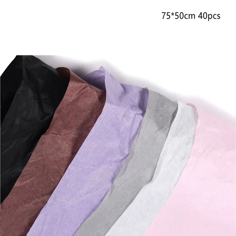 

40pcs Thickened Sydney Paper Flowers Wrapping Paper Lined Fresh Paper Materials Rose Bouquet Gift Packaging