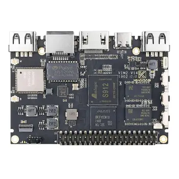 

AiSpark Khadas VIM2 Basic/Pro/Max Amlogic S912 1.5 GHz 64Bit Octa Core ARM Cortex-A53 750MHz ARM Mali-T820MP3 GPU SBC