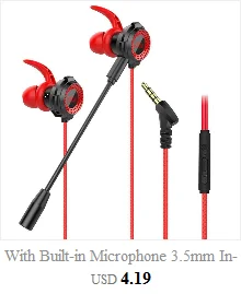 Earphone Helmets For CS Games Gaming In-Ear Headset 7.1 With Mic Volume Control PC Gamer Earphones