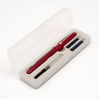 Kaco Retro 0,38 мм перьевая ручка с колпачком авторучка с чернильным картриджем подарочный набор Гладкий пишущий для применения студентами ручки для письма