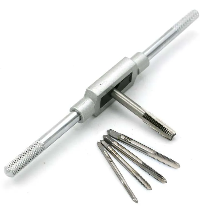 

M3-M12 Hand Tap Wrench Thread Tap Hand Wrench Manual Tapping 5 Pieces M34568