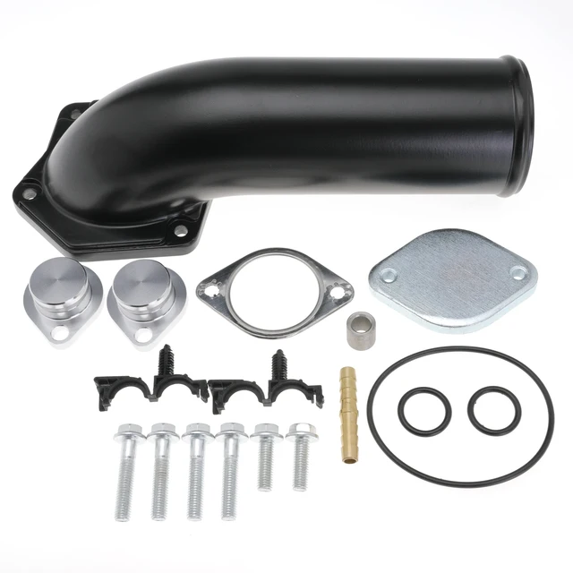 EGR Valve Delete Kit with Intake Elbow for 0810 Ford F250 350 450 550