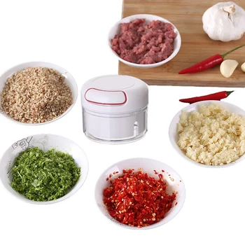 

Garlic Chopper Hand Vegetable Chopped Shredders Manual Meat Grinders Vegetable Tools Kitchen Rotate Drawknife