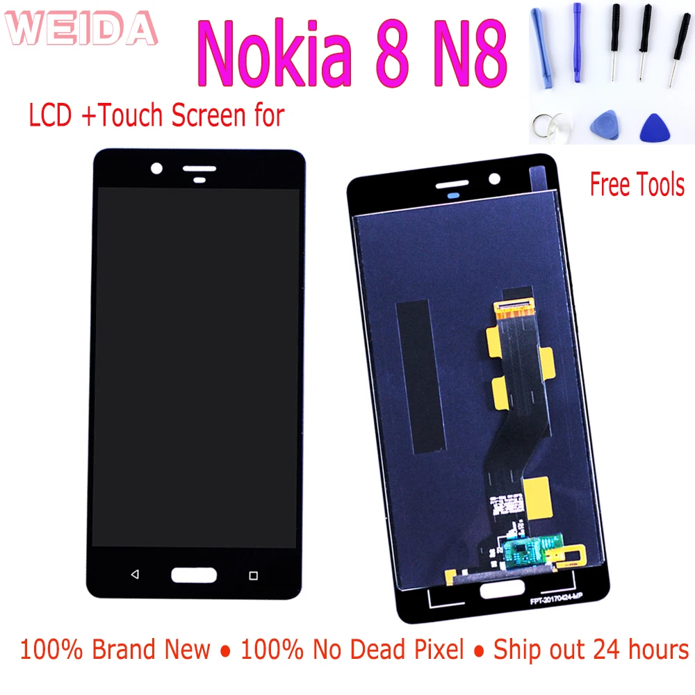 ЖК дисплей для Nokia 8 N8 TA 1012 1004 1052|Экраны мобильных телефонов| |