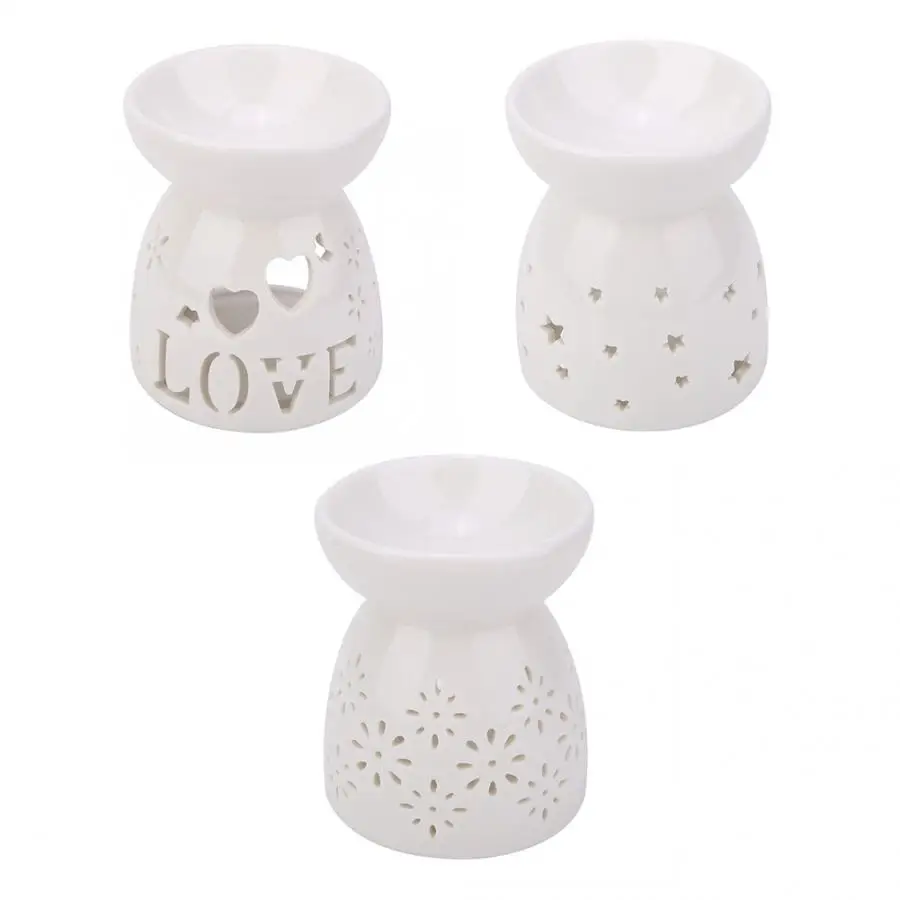 

Night Fragrance Lamp Ceramic Essence Oil Burner Candle Incense Aromatherapy Stove Tower Incense Backflow Incense Bullet Diffuser