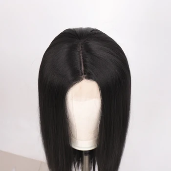 

Long Straight Wig Synthetic Wigs Natural Middle Part Lace Wig Natural Looking Wig for Women African American Wigs