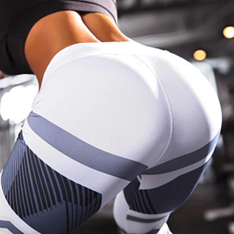 

New Women Breathable Fitness Legins High Waist Sport Sexy Leggings Women Workout Leggings Push Up Elastic Slim Pants Plus Size