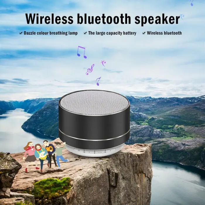 Портативный светодиодный Bluetooth беспроводной динамик мини супер бас для iPhone iPad samsung EM88