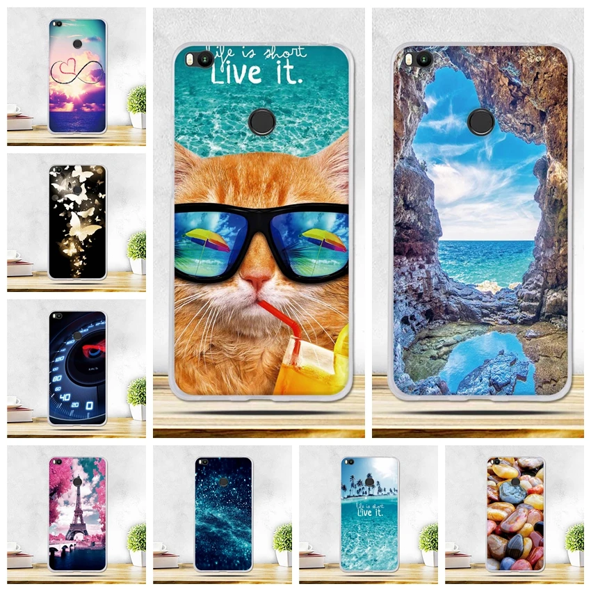 

For Xiaomi Mi Max 2 Case Ultra thin Soft PTU Back Cover for Xiaomi Mi Max2 Case Cover 6.44" for Xiaomi Mi Max 2 Phone Bags Cases
