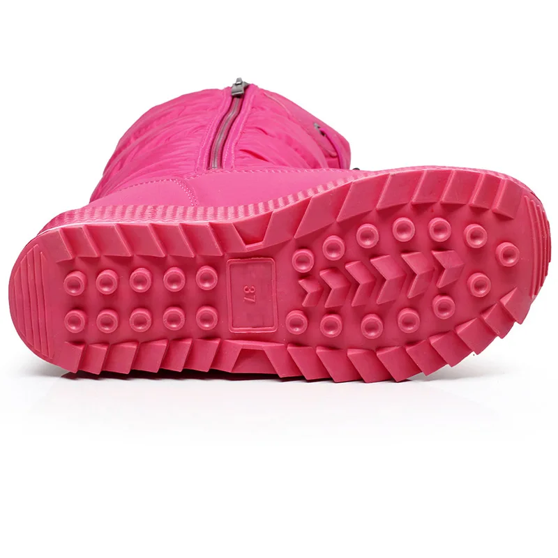 Snow Boots Winter Waterproof non-slip Fur Woman