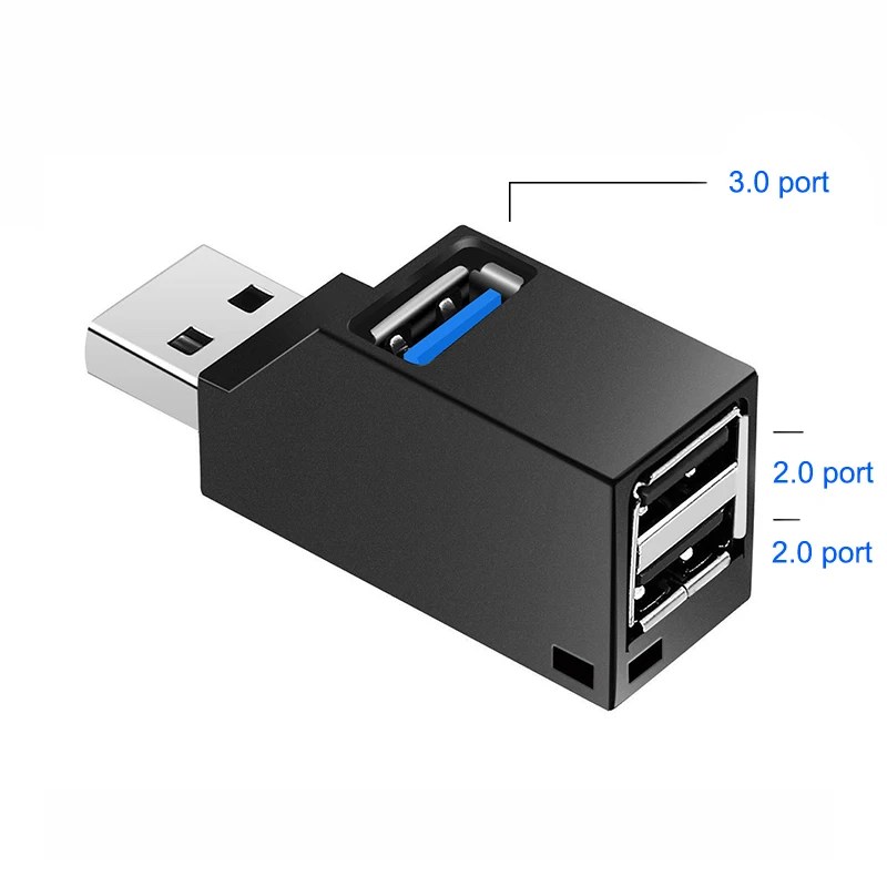 Мини концентратор USB 3 0 2 для Xiaomi порта несколько портов usb разветвитель адаптер