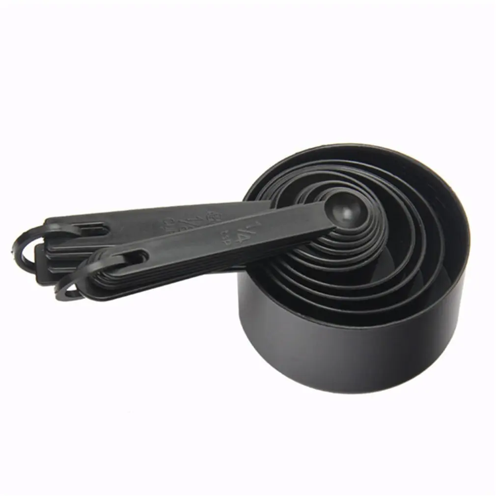 

2018 new Measuring Cups And Measuring Spoon Scoop Silicone Handle Kitchen accessories Measuring Tool dropshipping