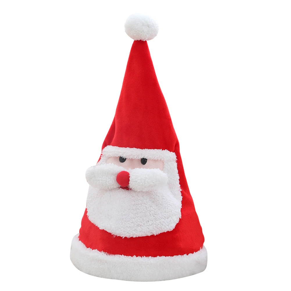 

Electric Christmas Hat Santa Hat with Light Sing Illuminated Swing Dancing Function Xmas Party Gifts for Boys Girls
