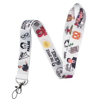 

20pcs/lot American TV Show The Office Lanyard Mobile Phone Hang Rope Badge Work Permit Neck Strap Lanyard AL2838