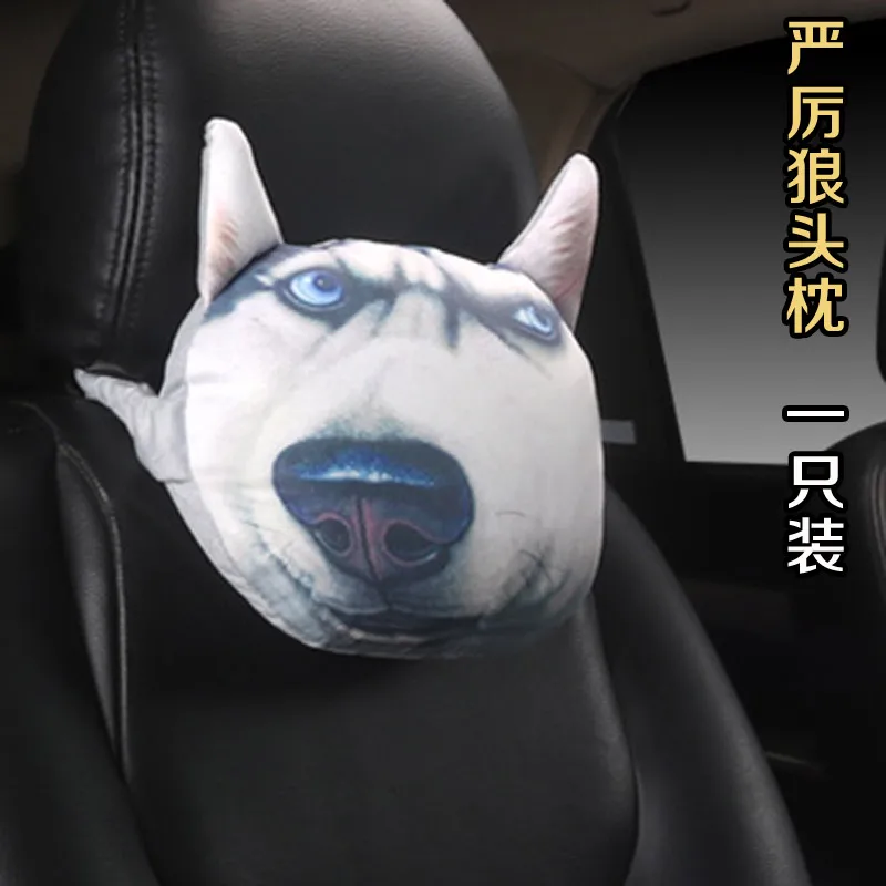 Одна деталь 3D подголовник сиденья автомобиля подушка для шеи Подушка на сиденье мультфильм оснащение салона машины CD50 Q01