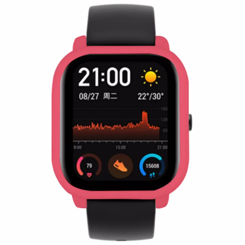 Чехол для Xiaomi Huami Amazfit GTS Smart Watch ТПУ силиконовый защитный чехол сменная пленка защитная крышка