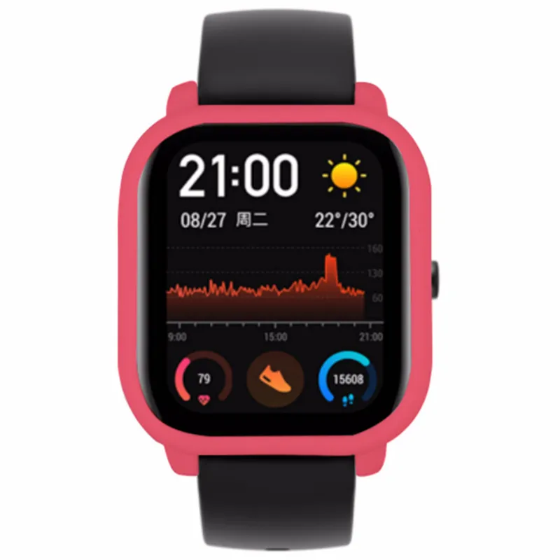 Защитный чехол для Xiaomi Amazfit GTS Часы Мягкий Силиконовый Корпус рамка Бампер протектор для Amazfit GTS крышка аксессуары