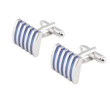 Запонки Marshal Globoidal в синюю полоску, запонки в виде капель масла, деловые повседневные запонки с длинным рукавом, большое количество, Лидер продаж-6521