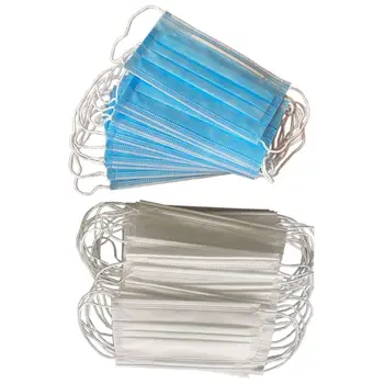 

50Pcs Disposable Mask Nonwove 3 Layer Filter Face Mask Dust Meltblown Mouth Masks