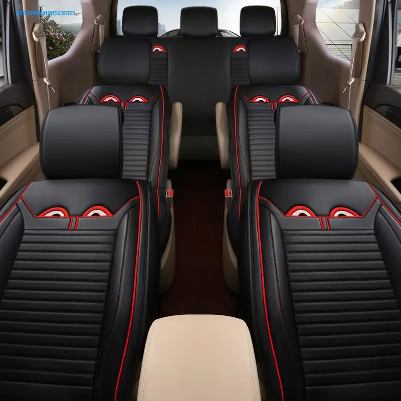 

Changhe M70 Freda M50/M50s Seat Cover 7 All Edges Included Special for Seven Seats Van Four Seasons Pure Leather Seat Cover