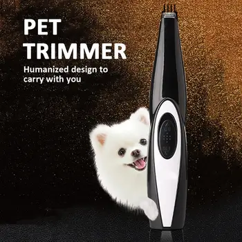 

Dog Hair Clipper White Charging Type Security Pet Hair Trimmer Pet Grooming Tool Pet Shaver Stainless Steel Pets Cat Trim