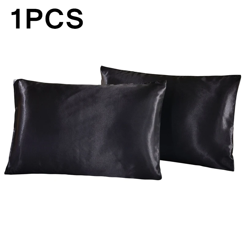 Luxurious Queen Satin Silk Pillowcase - Smooth and Elegant Bedding Cover