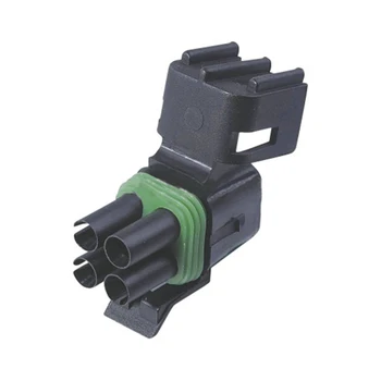 

5/10sets 4pin 2.5series delphi automotive electric plug wiring plastic waterproof connector 12015798