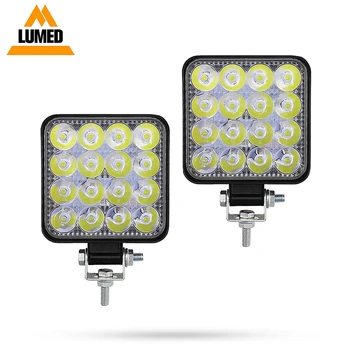 

2pcs Car Off road 3 inch LED Work Light Bar Flood Spot Combo Beam Fog lamp For Jeep 4WD ATV UTV UAZ UTE Motorbike Boat