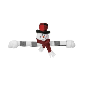 

Christmas Santa Claus Snowman Doll Window Curtain Buckle Tieback Holder Decor