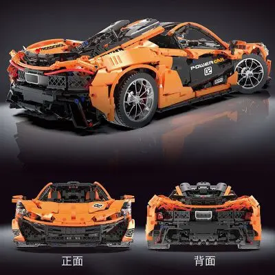 

Yuxing 13090 Building Blocks P1 Race Car Sports Car Electric Remote Control Car Assembled Building Blocks Toy APP Programming Bo