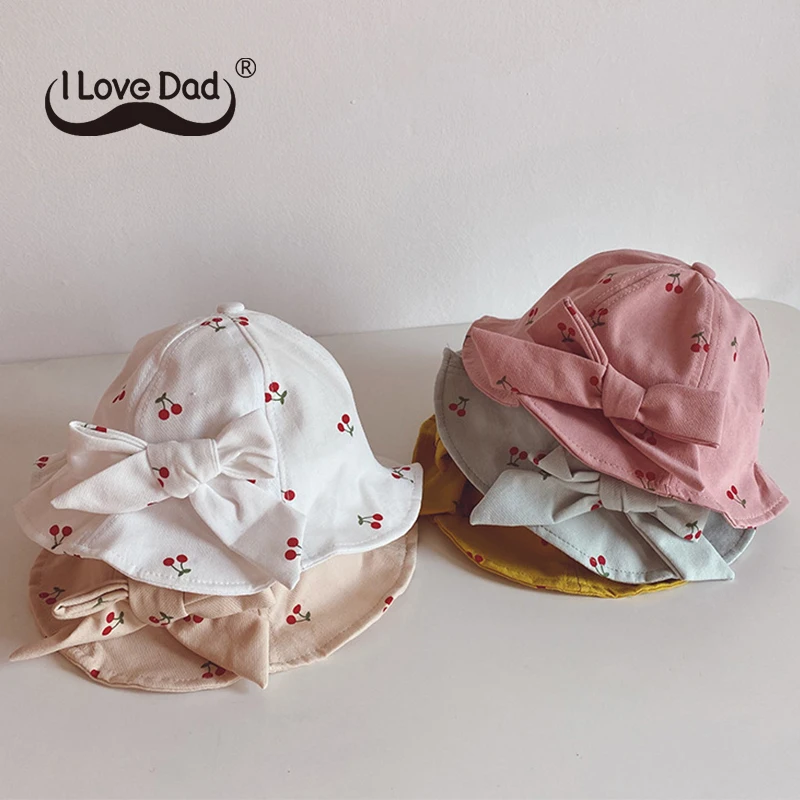 Kids Hat Bucket-Cap Sun-Hat Fisherman Girl Cotton Children Cute Summer Spring Soft Outdoor