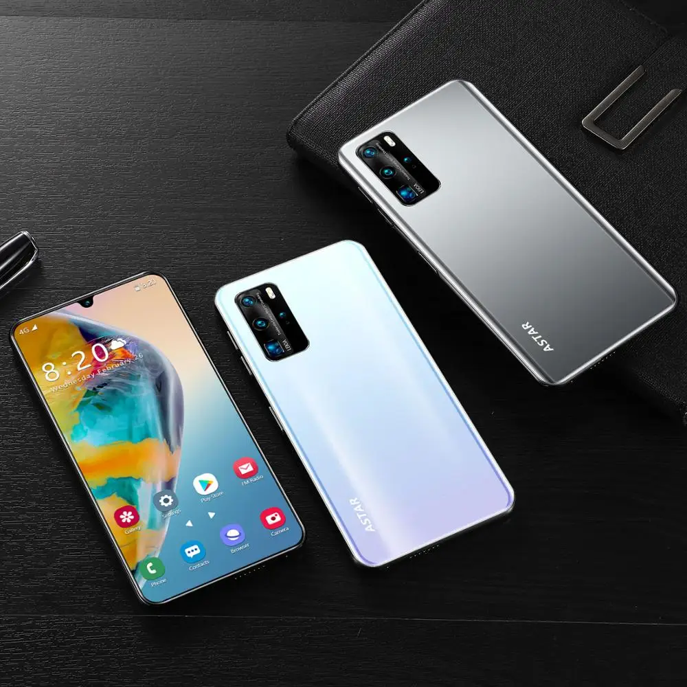 Mobile Phones P46PRO Network 6.7 Inch 8GB RAM 256GB ROM Octa Core 4 Camera Snapdragon 855 Huawe i Smart Phone Wholesale