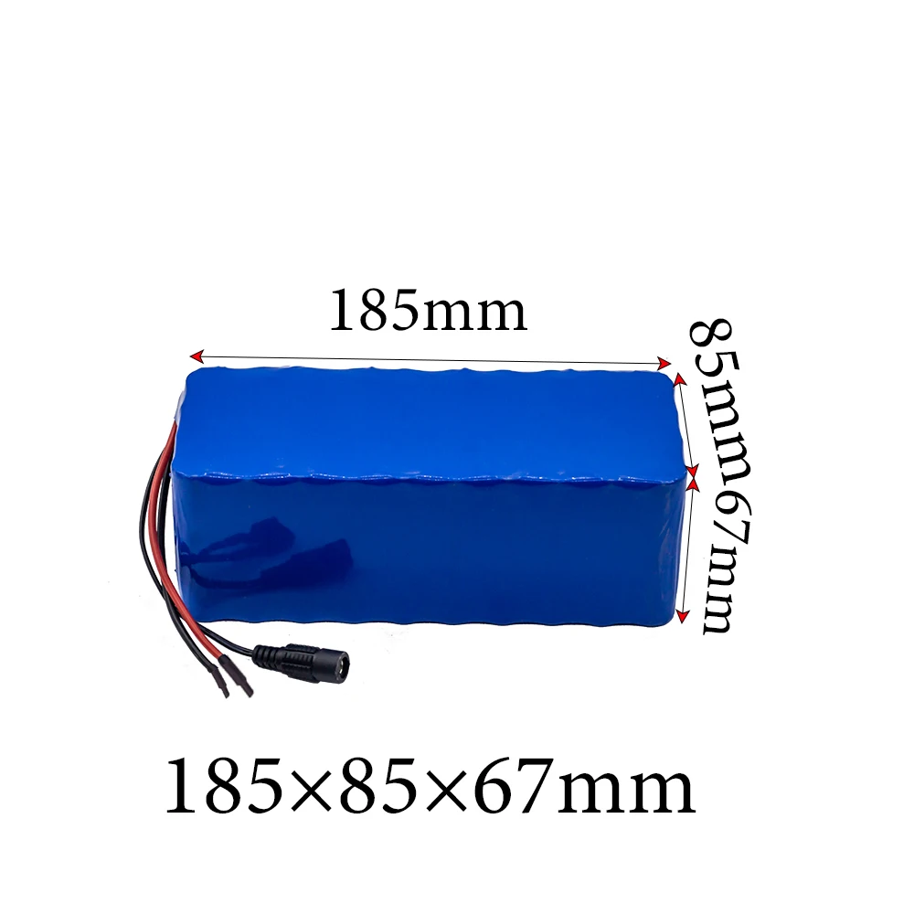 10S4P 36V 10AH Battery Pack Lithium Boat Electric Bicycle Golf Cart Scooter Tractor 36V Rechargeable Battery Charger Li-Ion