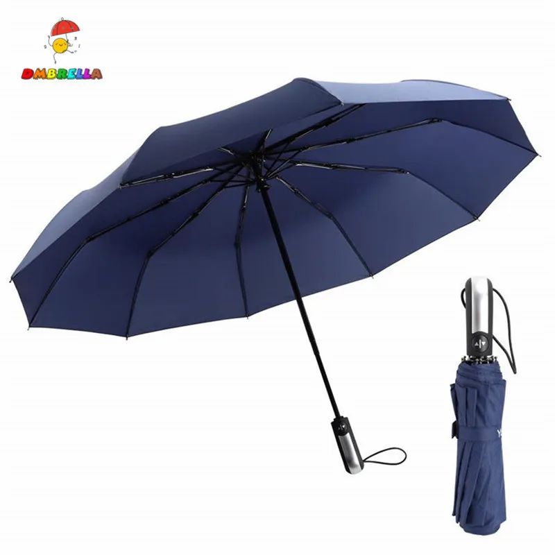 

DMBRELLA 5 Color Portable 10 Ribs Automatic Compact Umbrella Folding Rain Sun Windproof for Rain Women Male Umbrella DM006