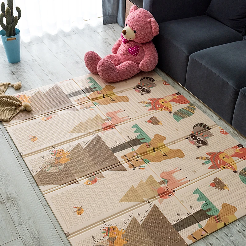 Infantrain Baby Play Mat Foldable Rug Climbing Carpet Environmentally Blanket kid Mats for Children Game Pad Thickened Playmat