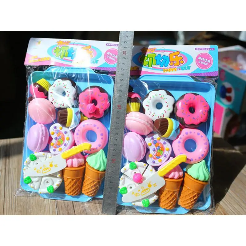 13Pcs/Set Kids Girls Simulate Dessert Kitchen Play House Puzzle Toys Set