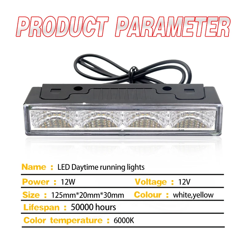 ������ LED ���� DRL �ְ� �����, ��� ����� �ܺ� ����, ��� �ڵ� ���� ���õ� ����, ���� 12V, 2x