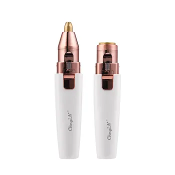 

Portable Lady Shaver Mini USB Nose Hair Eyebrow Trimmer Rechargeable Armpit Leg Bikini Trimmer Female Epilator with LED Light 31
