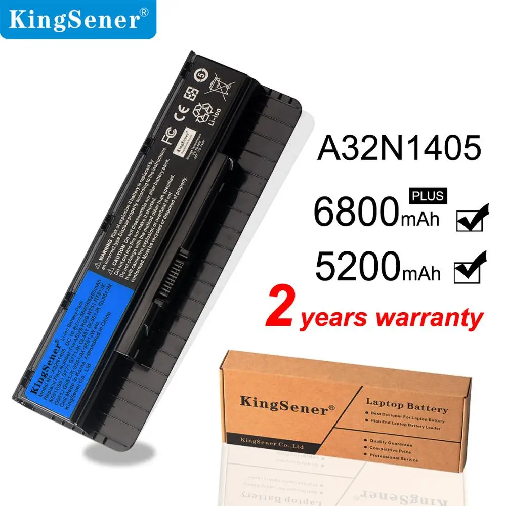 Kingsener A32N1405 Аккумулятор для ноутбука ASUS G551 G551J G551JK G551JM G771 G771J G771JK N551J N551JW G58JM N551 N551Z N551ZU